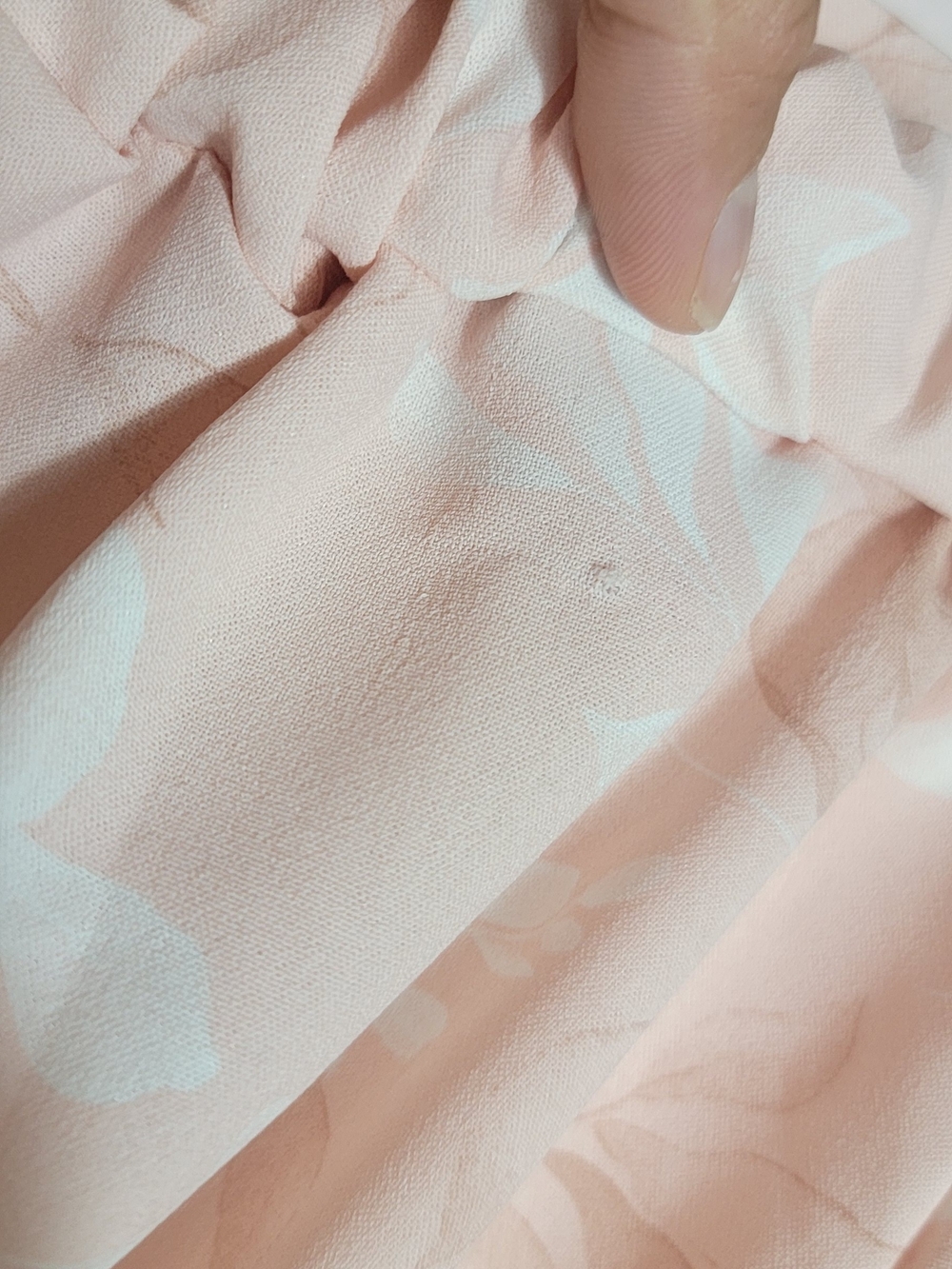 Classic Concepts Floral Button-Front Midi Skirt in Blush Pink Size Large - Picture 3 of 7